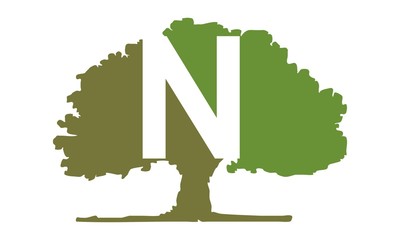 Oak Tree Letter N