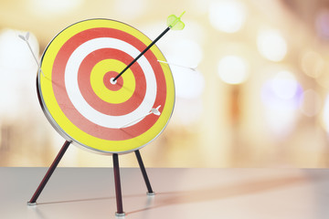 Target with darts