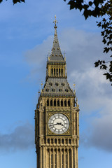 Palace of Westminster (Houses of Parliament) Elizabeth Tower (Big Ben clock tower), London, United Kingdom