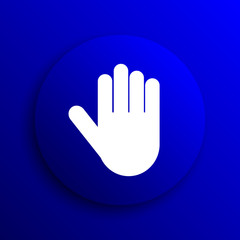 Obraz premium Stop icon