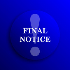 Final notice icon