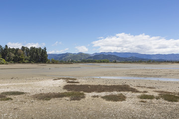 Calm seas of the Abel Tasman National Park, South Island, New Ze