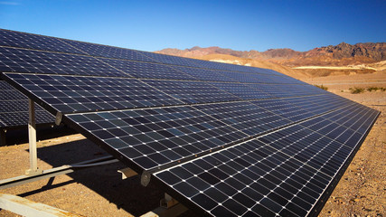 Solar Panels in Death Valley National Park