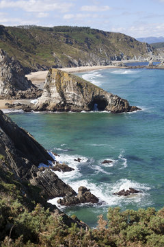 Paisaje costero gallego
