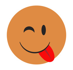 Emoticons.Smileys icon yellow color.Emoji face vector on white background