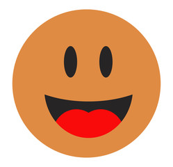 Emoticons.Smileys icon yellow color.Emoji face vector on white background