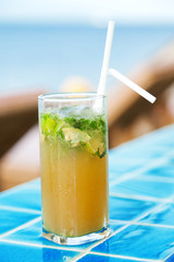 Mojito Cocktail at the pool