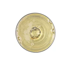 Gordijnen champagne bubbles top view © easyasaofficial