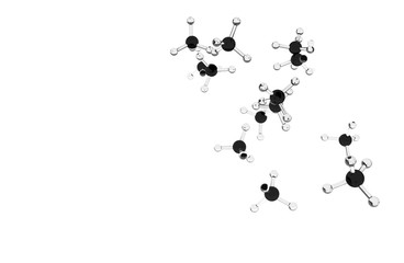 Isolated Methan Molecules