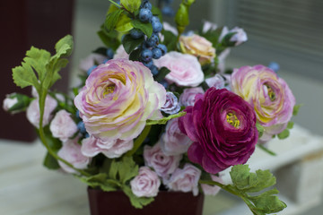 Colorful decoration artificial flower