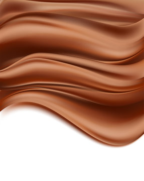 chocolate background. creamy abstract vertical background