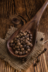 Heap of Allspice (selective focus)