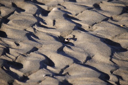 Zand met patroon