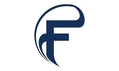 Obraz premium Modern Logo Solution Letter F FF 