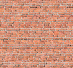 Seamless old red brick wall texture background, tile - nahtloses Muster einer historischen roten Ziegelmauer. Suitable for Fotolia images 103258211, 103259151, 103259468 and 103336639