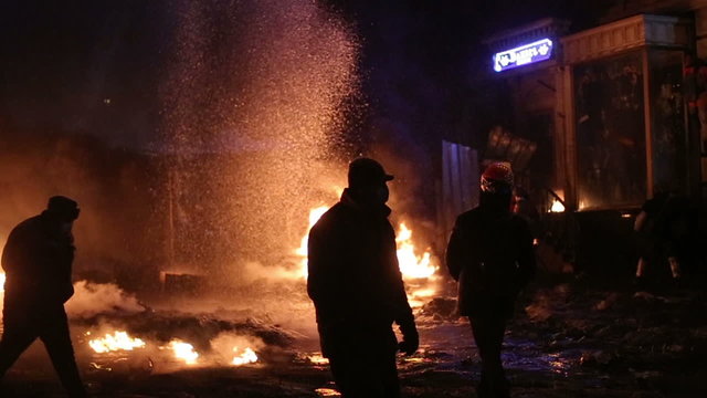 Ukraine democracy defenders fighting against the criminal regime of power