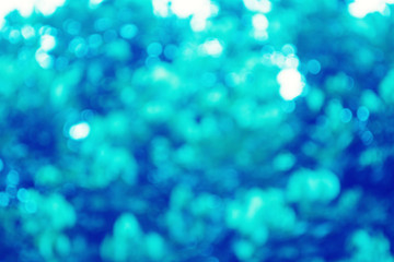Blue bokeh background