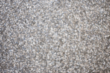 Silver glitter bokeh background