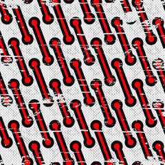 geometric abstract seamless vector background grunge texture