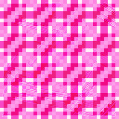 beautiful pink pixel polygons seamless geometric background