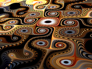 Abstract ornament background digitally generated image