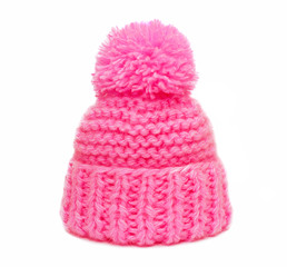 knitted hat with pompom