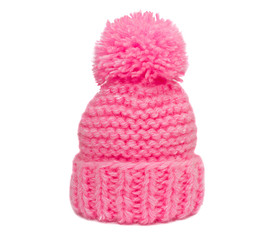 knitted hat with pompom