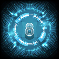 Abstract technology Number 8