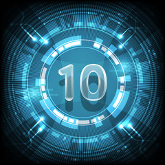 Abstract technology Number 10