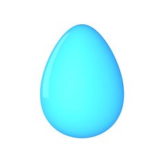 Easter egg. Painted. 3D object. Render. Easter Holiday.