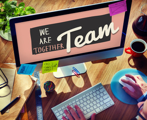 Team Teamwork Togetherness Union Partnership Concept