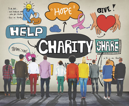 Charity Help Give Volunteer Concept