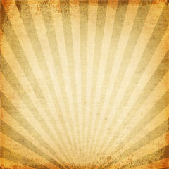 Vintage background of sun beam, old canvas texture