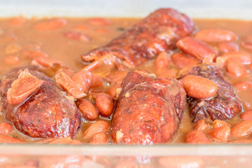 saucisses aux haricots rouges sauce créole 