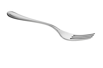 Steel Fork on white