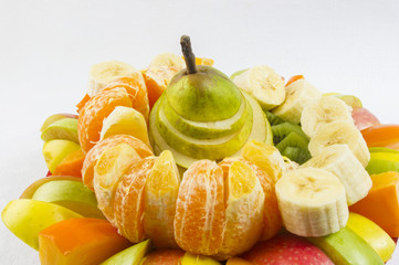 Assortment of exotic fruits