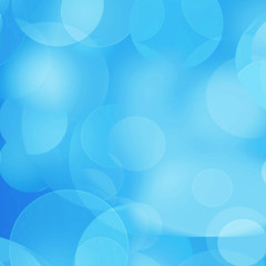 Blue bokeh abstract light background