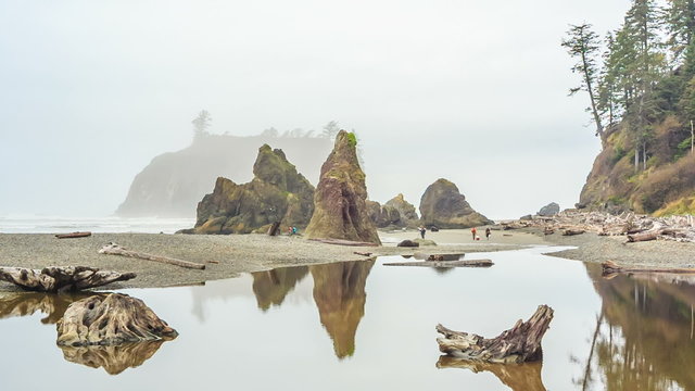 Ruby Beach, Olympic National Park in the U.S. state of Washington