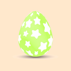 Easter egg. Illustration. Painted. Easter Holiday. Vector.