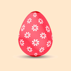 Easter egg. Illustration. Painted. Easter Holiday. Vector.