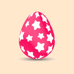 Easter egg. Illustration. Painted. Easter Holiday. Vector.