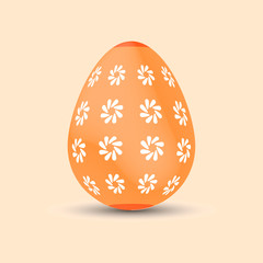 Easter egg. Illustration. Painted. Easter Holiday. Vector.