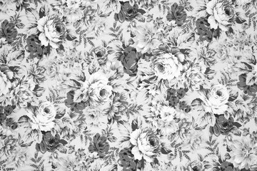 vintage style of tapestry flowers fabric pattern background