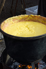 Pot of polenta