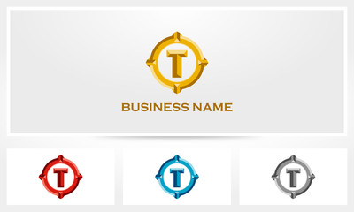 Letter T Bold Luxury Logo