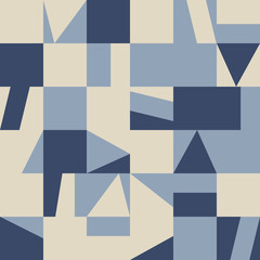 Seamless abstract paper geometric pattern