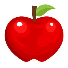 Red Fruit Apple Icon