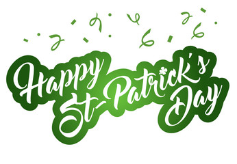 Naklejka premium Happy St Patrick's Day Background