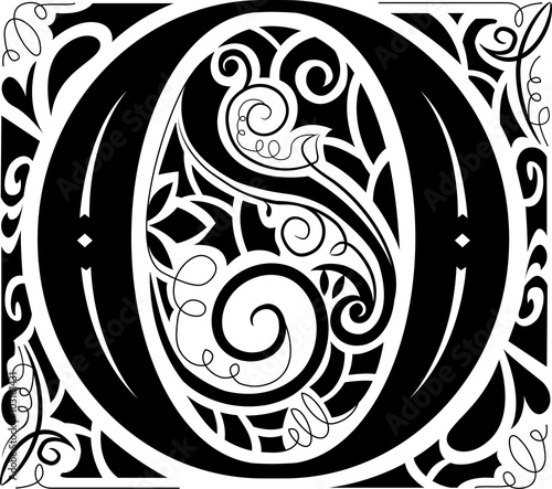 Download "Vintage Monogram Letter O" Stock image and royalty-free vector files on Fotolia.com - Pic 103161431