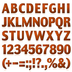 Alphabet set 3 brick big letters